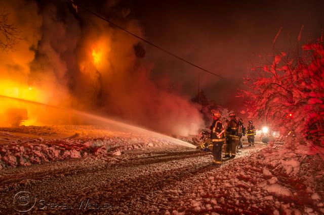 Barn Fire - Landis Rd. - Lower Salford Twp. - 02/03/2014